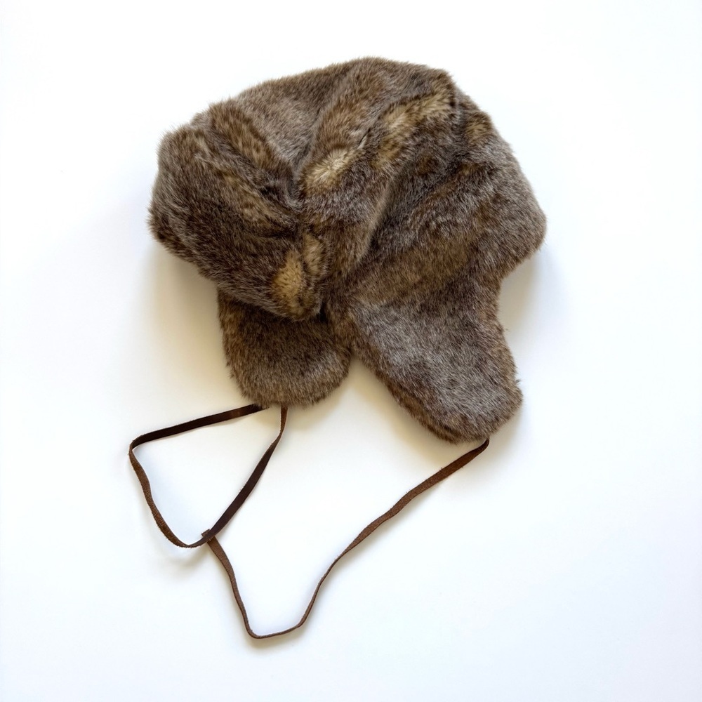Restoration Hardware Ultra Faux Fur Russian Ushanka Hat - Picture 2 of 8